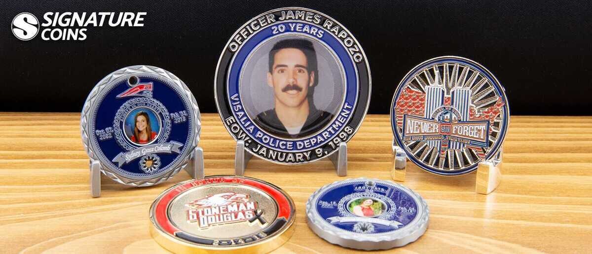 Commemorative Remembrance Challenge Coins