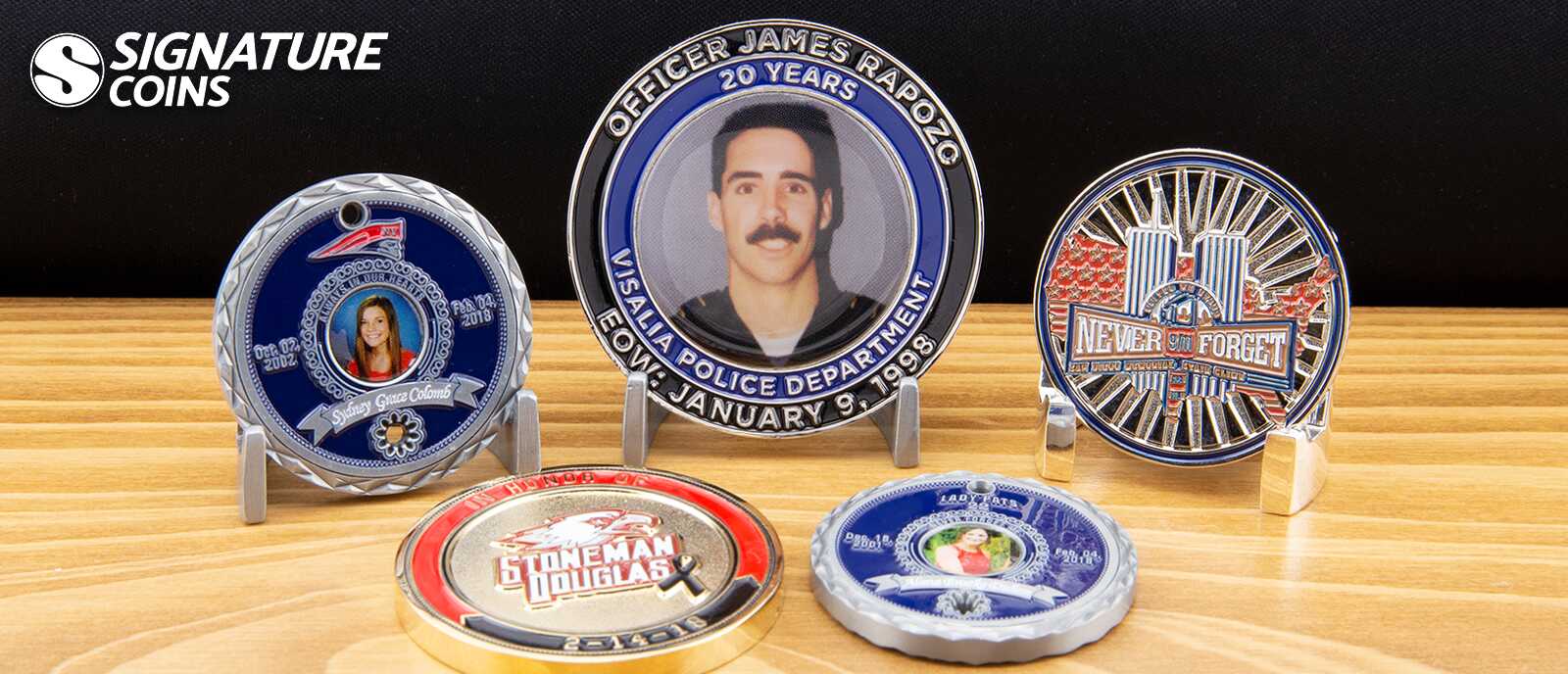 Commemorative Remembrance Challenge Coins