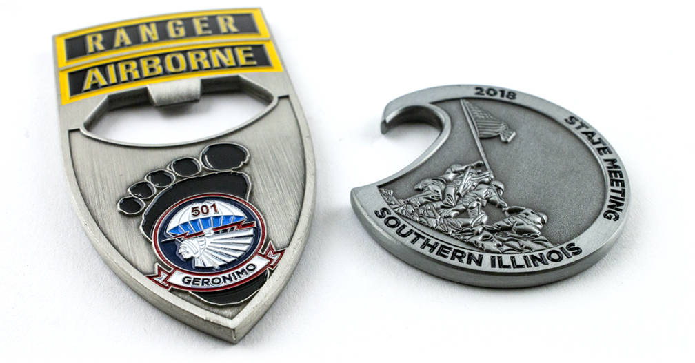 Ranger Airborne Bottle Opener Coins