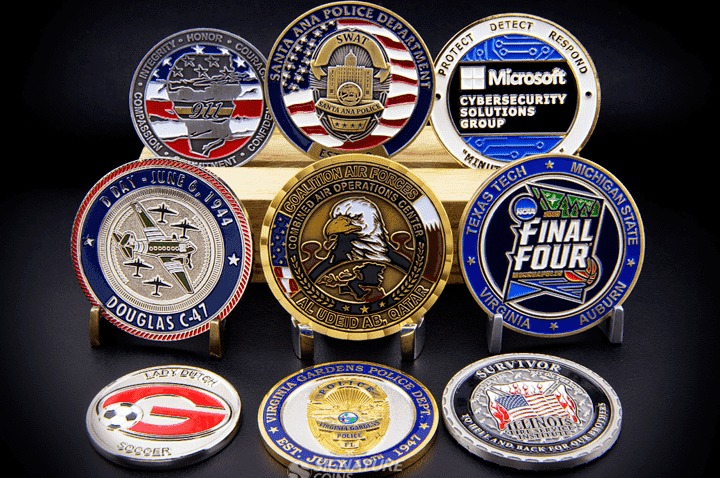 Round Challenge Coins