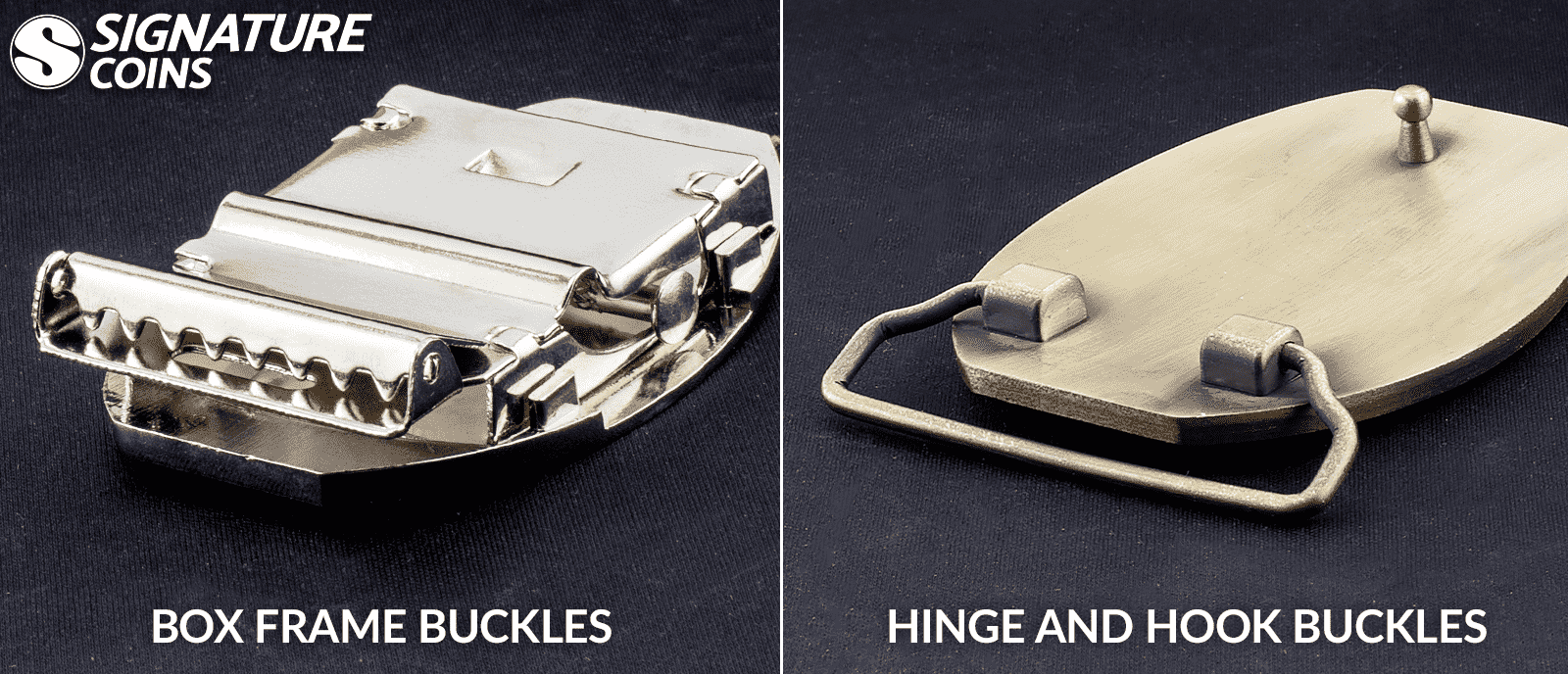 Box Frame vs Hook Belt Buckles