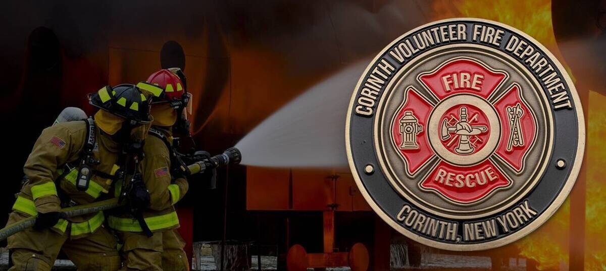 Corinth Volunteer Fire Department Challenge Coins