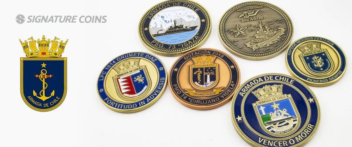 Armada de Chile Challenge Coins