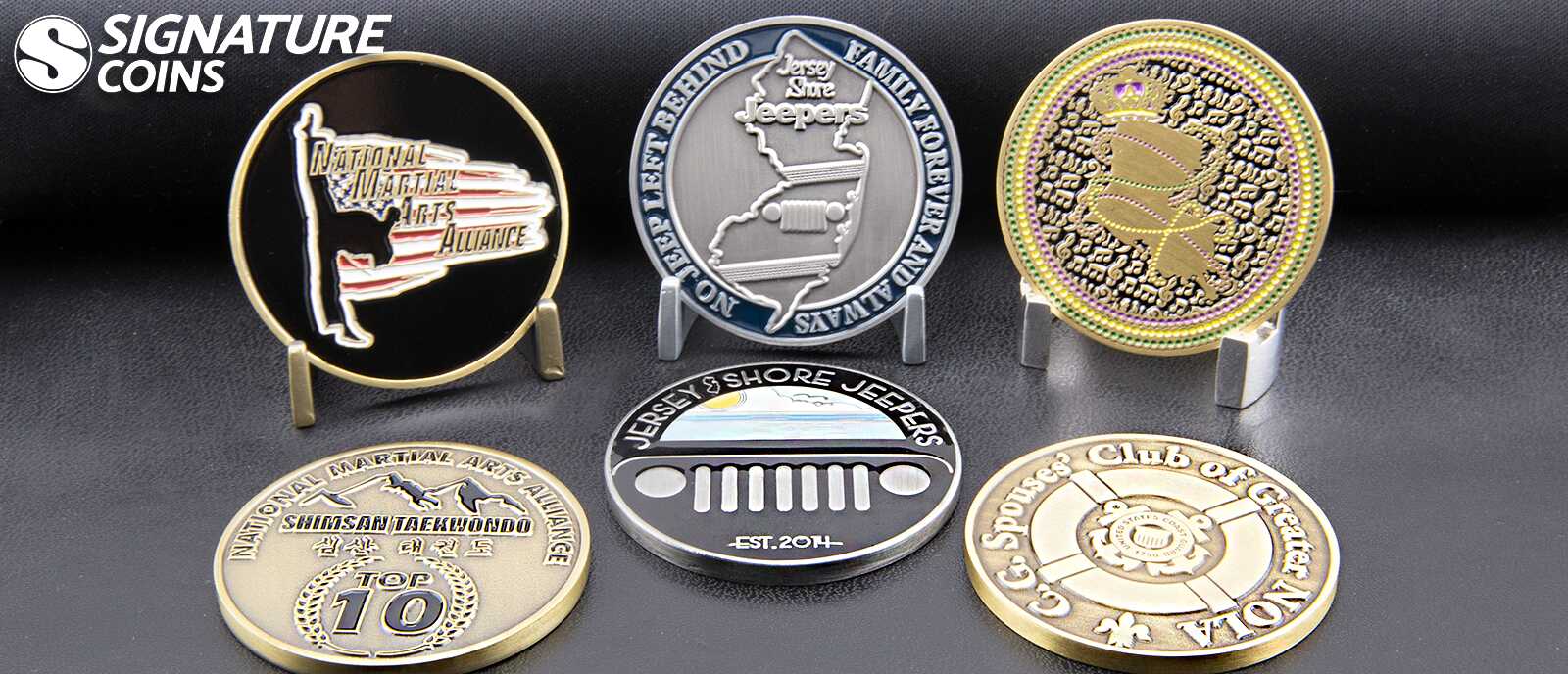 Custom Club Challenge Coins